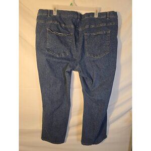 Woman Within Womens Plus Size 26W Stretch Jeans 3X Medium Wash Straight Leg